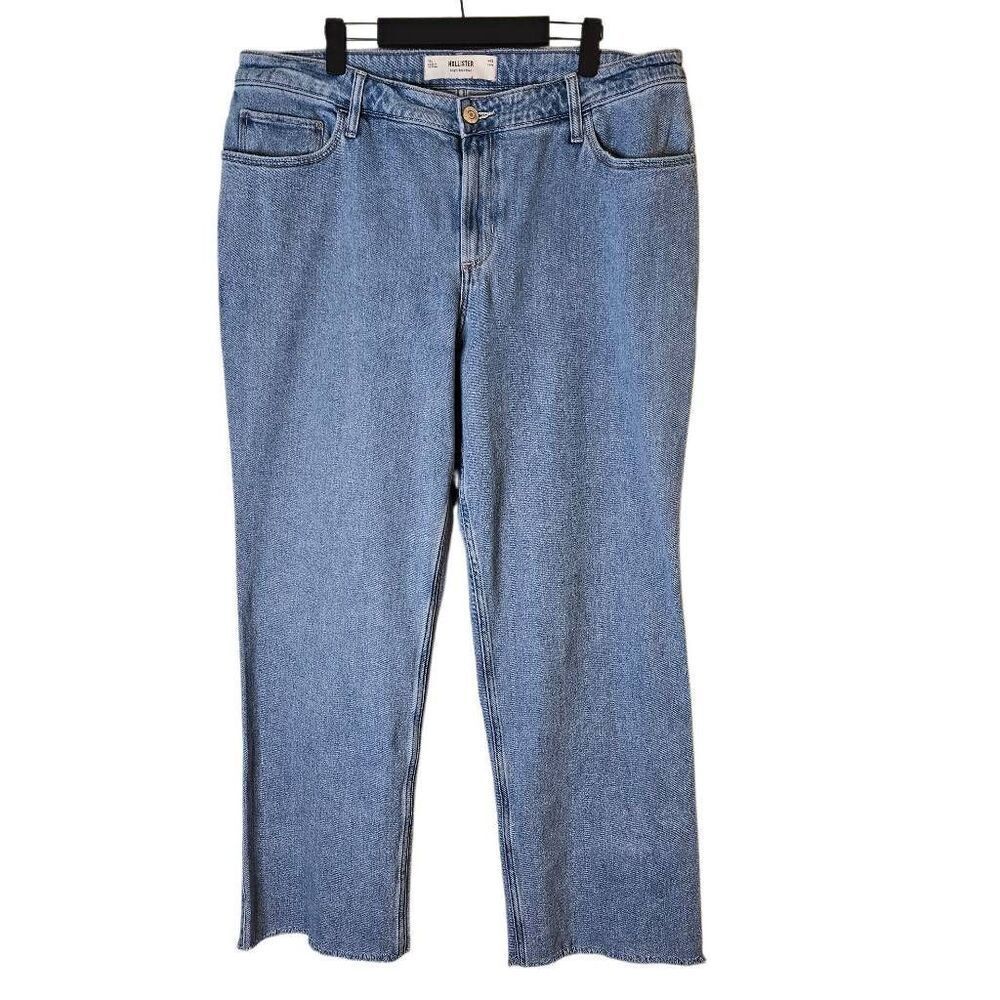 Hollister jeans, wide leg, ankle, High Rise Dad. 16L. #913.